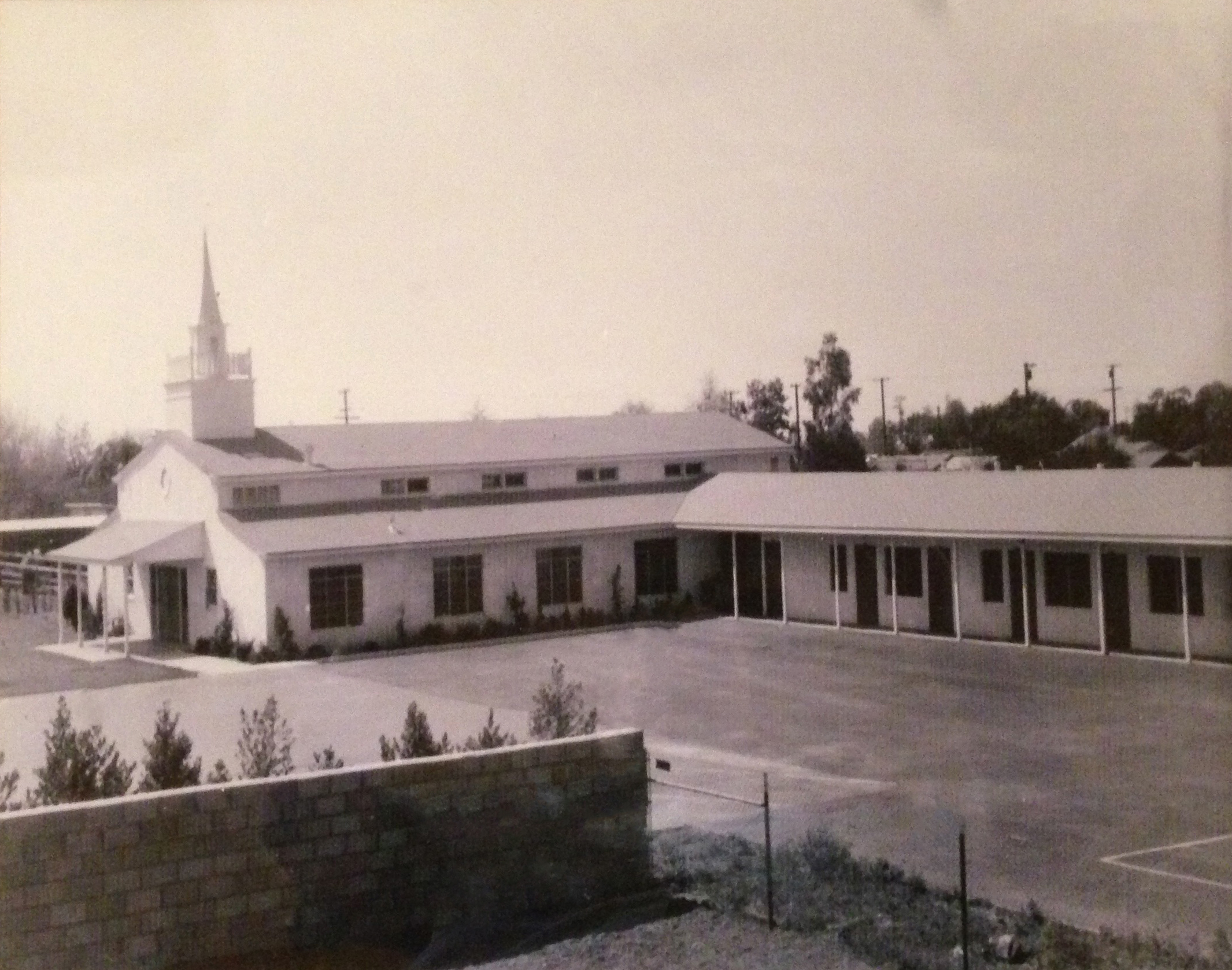 Grace Church original building with education wing